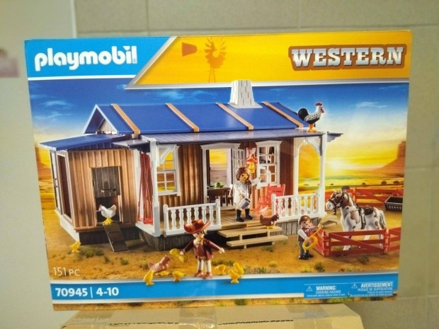 Playmobil Western 70945 Vadnyugati farm j, bontatlan