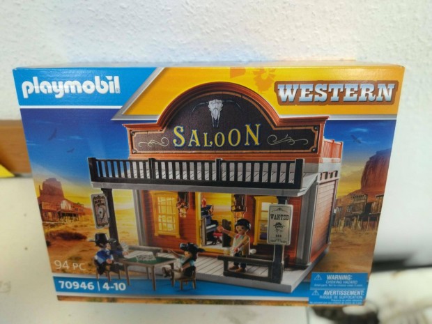 Playmobil Western 70946 Vadnyugati szalon j, bontatlan