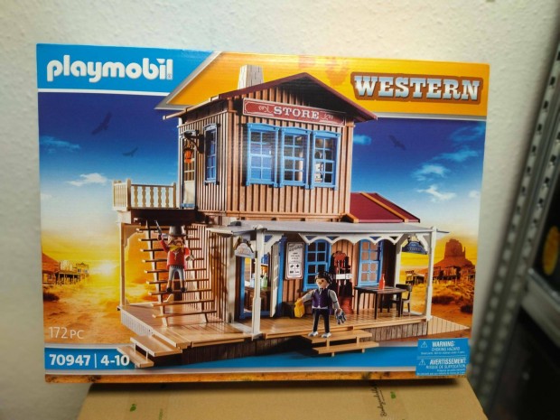 Playmobil Western 70947 Vadnyugati bolt lakssal j, bontatlan
