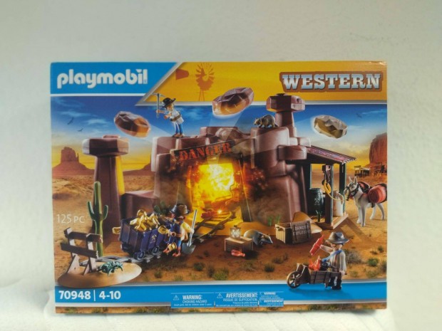 Playmobil Western 70948 Aranybnya j, bontatlan