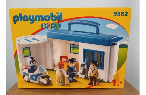 Playmobil (1.2.3) 9382 Hordozhat Rendrlloms j Bontatlan