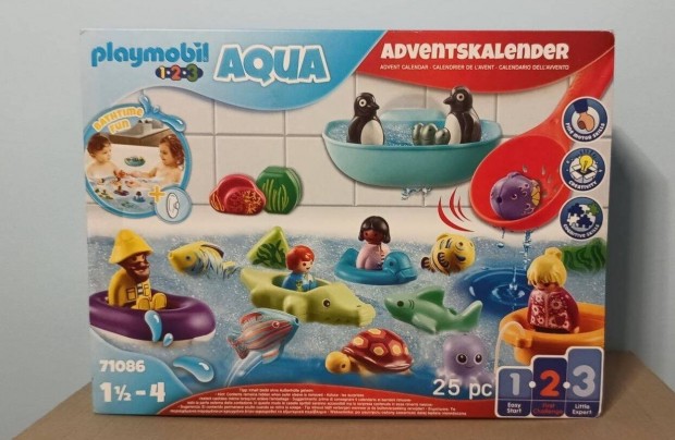 Playmobil (1.2.3) Aqua 71086 Vzi mka Frdjtk Adventi Naptr j