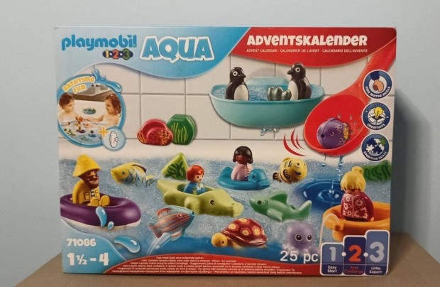 Playmobil (1.2.3) Aqua 71086 Vzi mka Frdjtk Adventi Naptr j