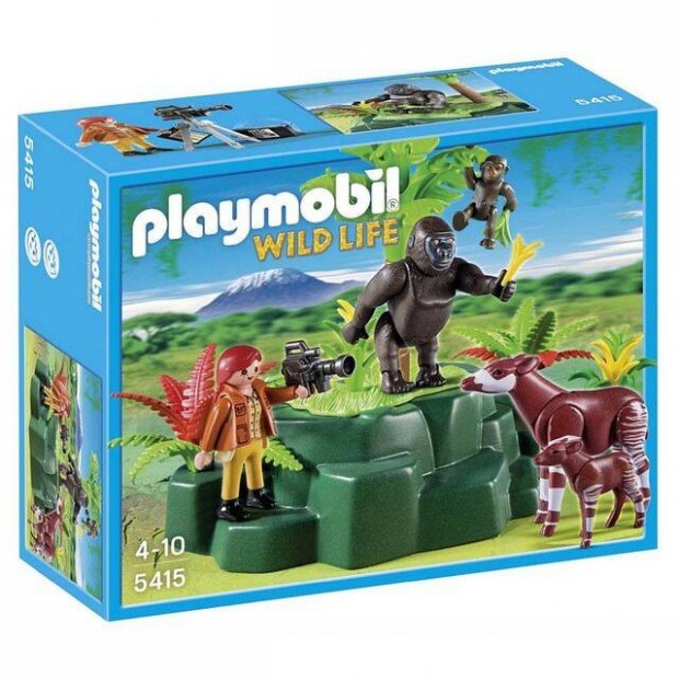 Playmobil - 5415 Zoolgus gorillkkal s okapikkal