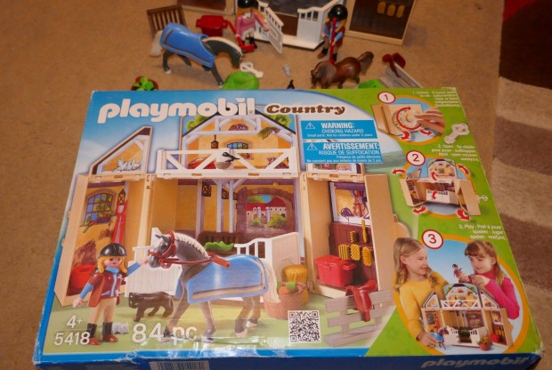 Playmobil country 5418 lovas istll jtk (sszecsukhat)