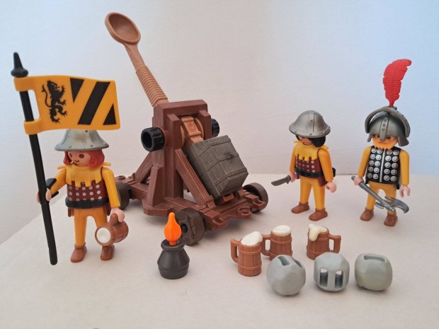 Playmobil katapult katonkkal