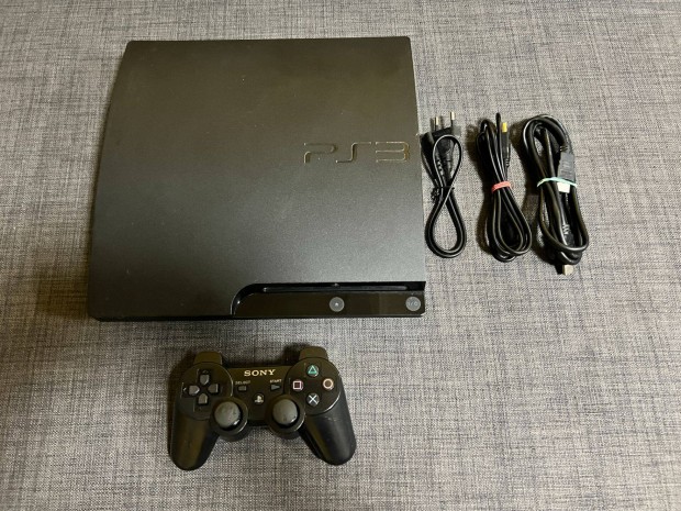Playsation 3 PS3 320GB -os konzol tartozékaival