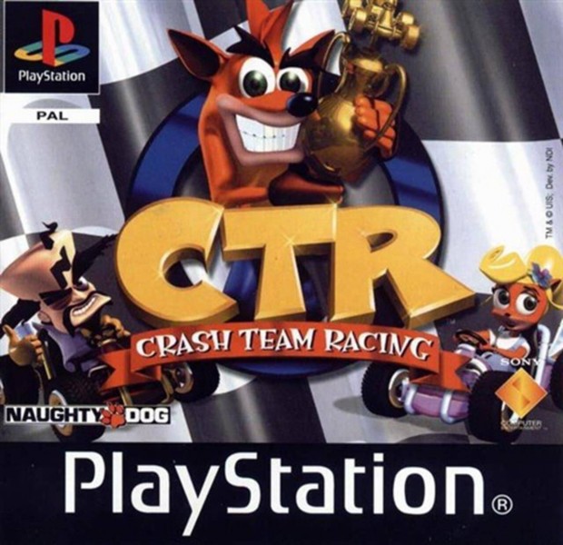 Playstation 1 jtk Crash Team Racing, Mint