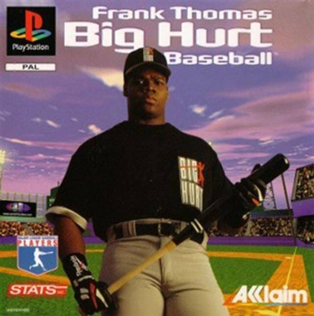 Playstation 1 jtk Frank Thomas Big Hurt Baseball, Boxed