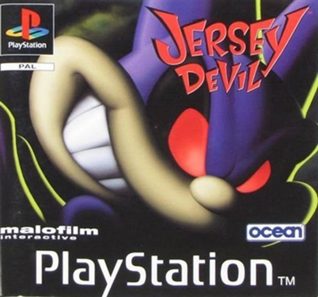Playstation 1 jtk Jersey Devil, Boxed