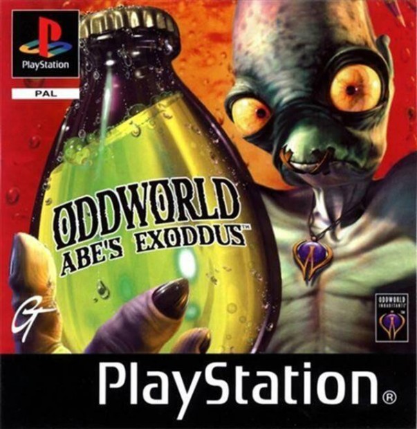 Playstation 1 jtk Oddworld Abe's Exoddus, Boxed