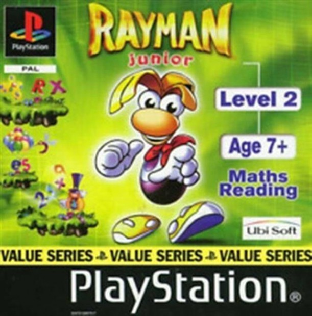 Playstation 1 jtk Rayman Junior Level 2, Boxed