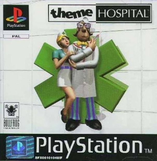 Playstation 1 jtk Theme Hospital, Boxed