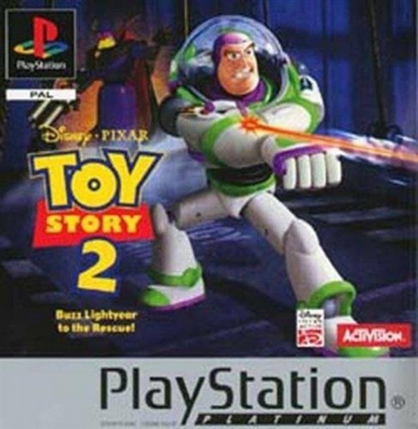 Playstation 1 jtk Toy Story 2 Buzz Lightyear to the Rescue!, Platinu