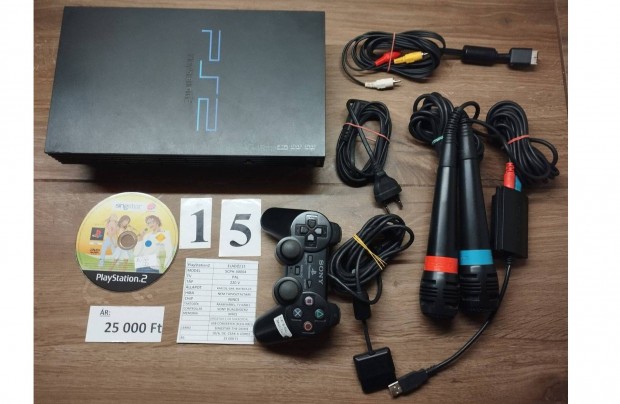 Playstation 2 FAT Singstar szettel, Singstar jtkkal, 30004 (15.)