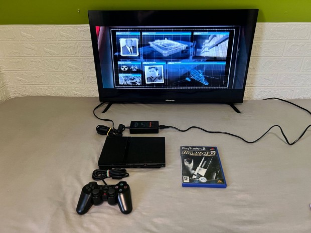 Playstation 2 PS2 slim konzol tartozkaival