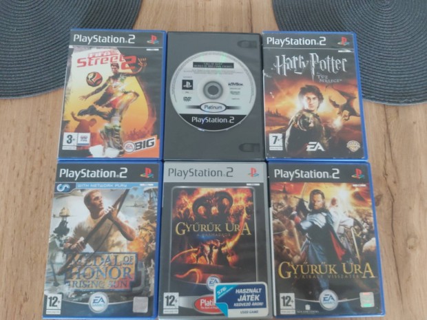 Playstation 2 Ps2 Eredeti Jtklemezek Egyben 