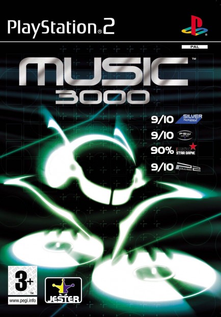 Playstation 2, PS2, Music 3000 zeneszerkeszt