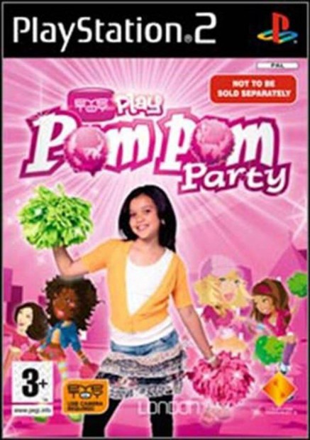 Playstation 2 jtk Eye Toy Play Pom Pom Party (With Camera)