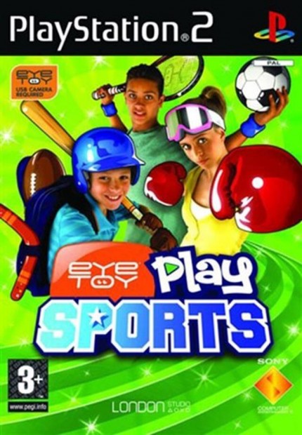 Playstation 2 jtk Eye Toy Play Sports (With Camera)