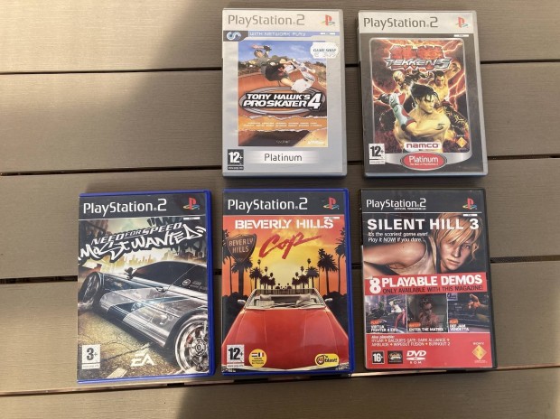 Playstation 2 ps2 CD játek csomag NFS Tekken