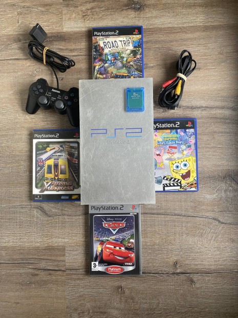 Playstation 2 silver