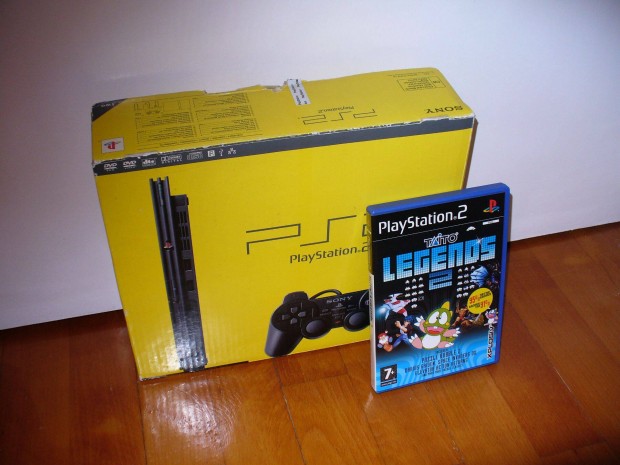 Playstation 2 slim konzol (PAL) + 1db videjtk