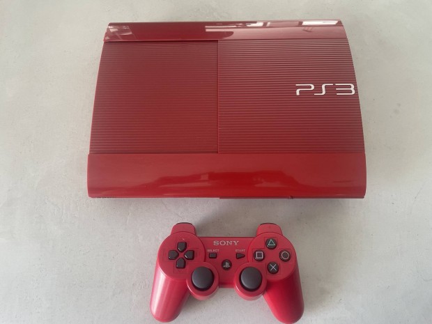 Playstation 3 4.91 Hen 3.3.0 500GB God of War Piros PS3