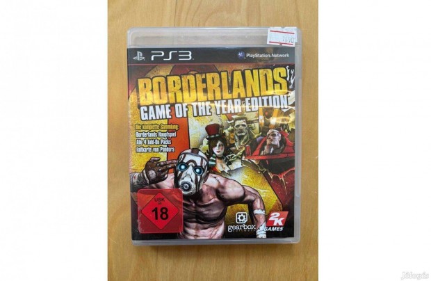 Playstation 3 Borderlands Game of the year edition (hasznlt)