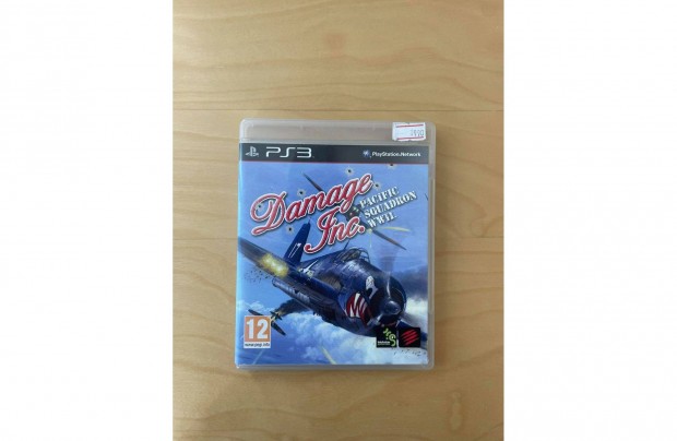 Playstation 3 Damage Inc. Pacific Squadron WWII (hasznlt)