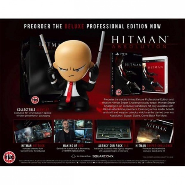 Playstation 3 Hitman Absolution (18) Deluxe + Figure