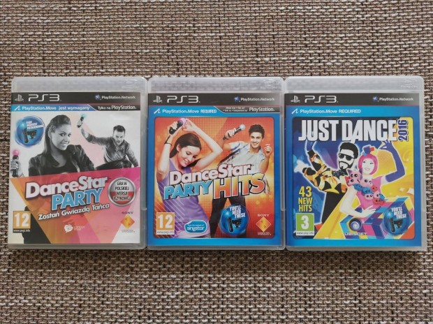 Playstation 3 Just Dance s Dance Star Party csomag PS3 Move-hoz