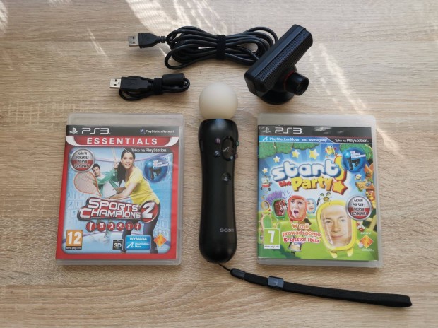 Playstation 3 Move Motion kontroller + PS3 Eye + jtkok