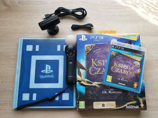 Playstation 3 Move + PS3 Eye + Wonderbook + magyar Harry Potter j�t�k