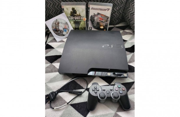 Playstation 3 Slim (1kar, 3 jtk)