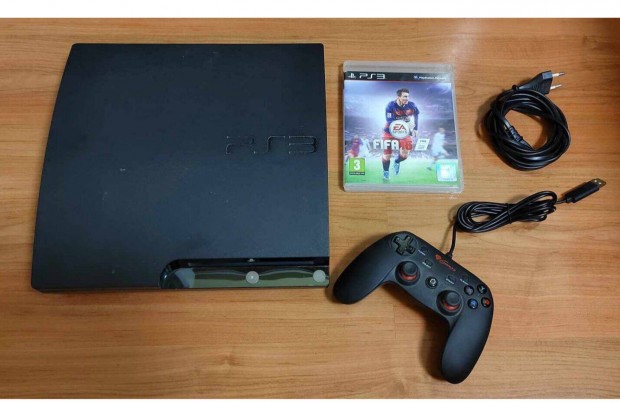 Playstation 3 Slim + 1 kontroller + Fifa 16