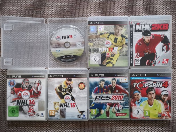 Playstation 3 / PS3 FIFA / NHL / PES s sport jtkok 1000 Ft rtl!