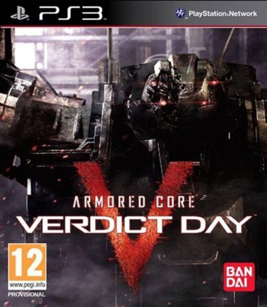 Playstation 3 jtk Armored Core Verdict Day