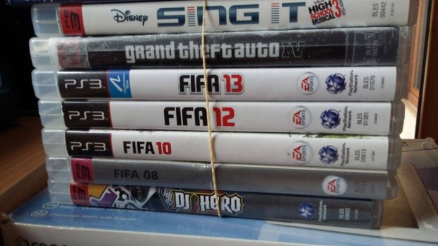 Playstation 3 jtkok (GTA, FIFA, Sing It)