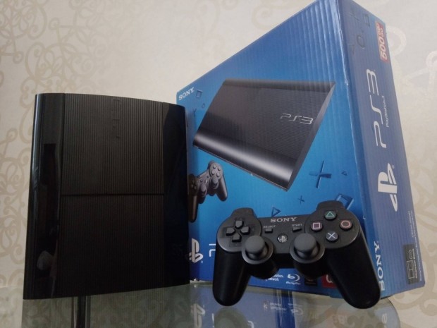 Playstation 3 superslim 1TB! softmod 52 ps3 + 7500 arcade, retro játék