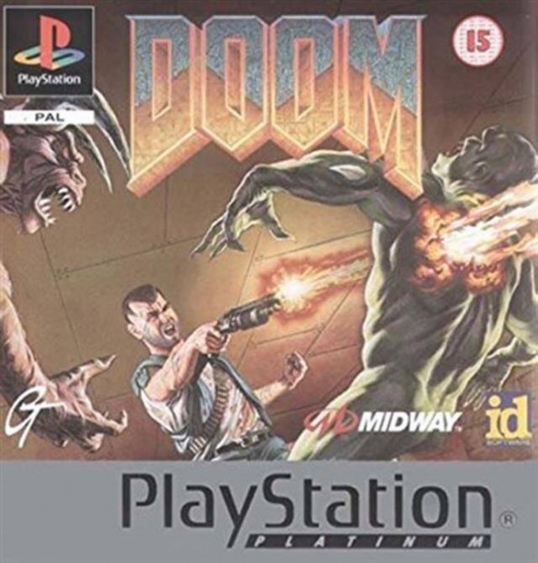 Playstation 4 Doom, Platinum Ed., Mint