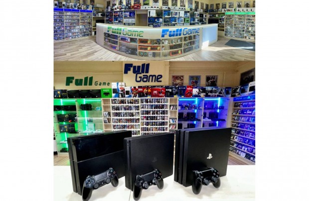 Playstation 4 PS4 Slim /PS4 Pro gépek üzletből garanciával akciósan