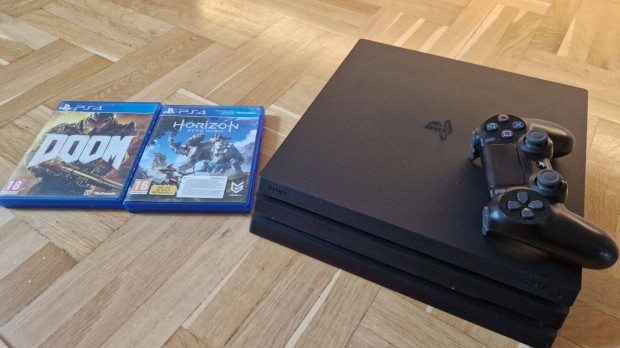 Playstation 4 Pro 1 TB + 2 játék