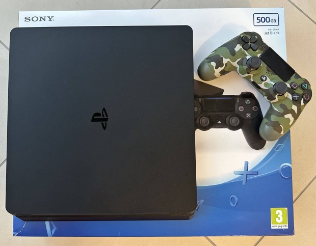 Playstation 4 Slim 500 GB PS4 konzol + kontroller