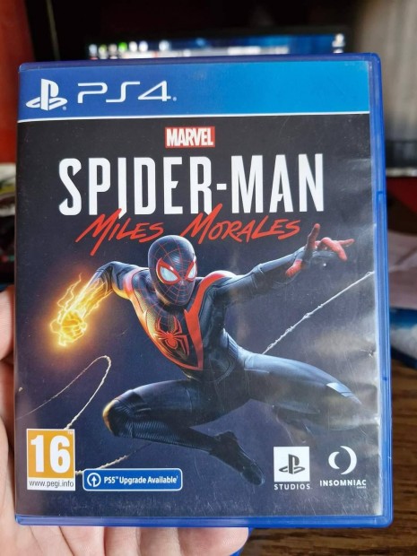 Playstation 4 Spiderman miles morales jtk 