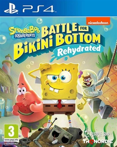 Playstation 4 Spongebob Squarepants Battle for Bikini Bottom - Rehydra