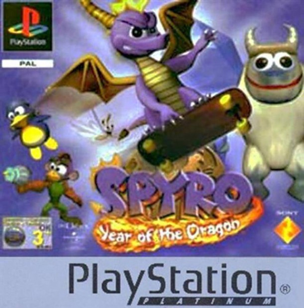 Playstation 4 Spyro Year of the Dragon, Platinum Ed., Boxed