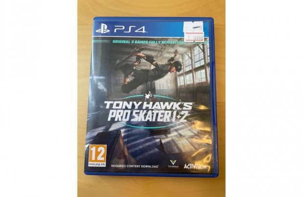 Playstation 4 Tony Hawk's Pro Skater 1+2 hasznlt