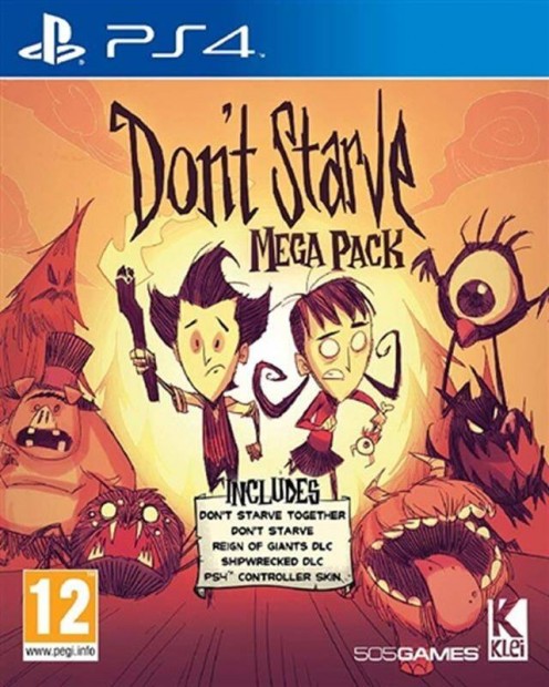 Playstation 4 jtk Don't Starve Mega Pack (No Skin)