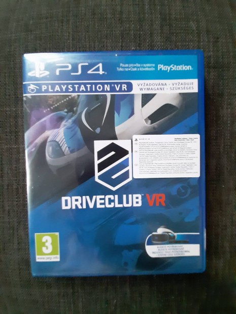 Playstation 4 jtk Drive Club(Vr) Ps4 jtk